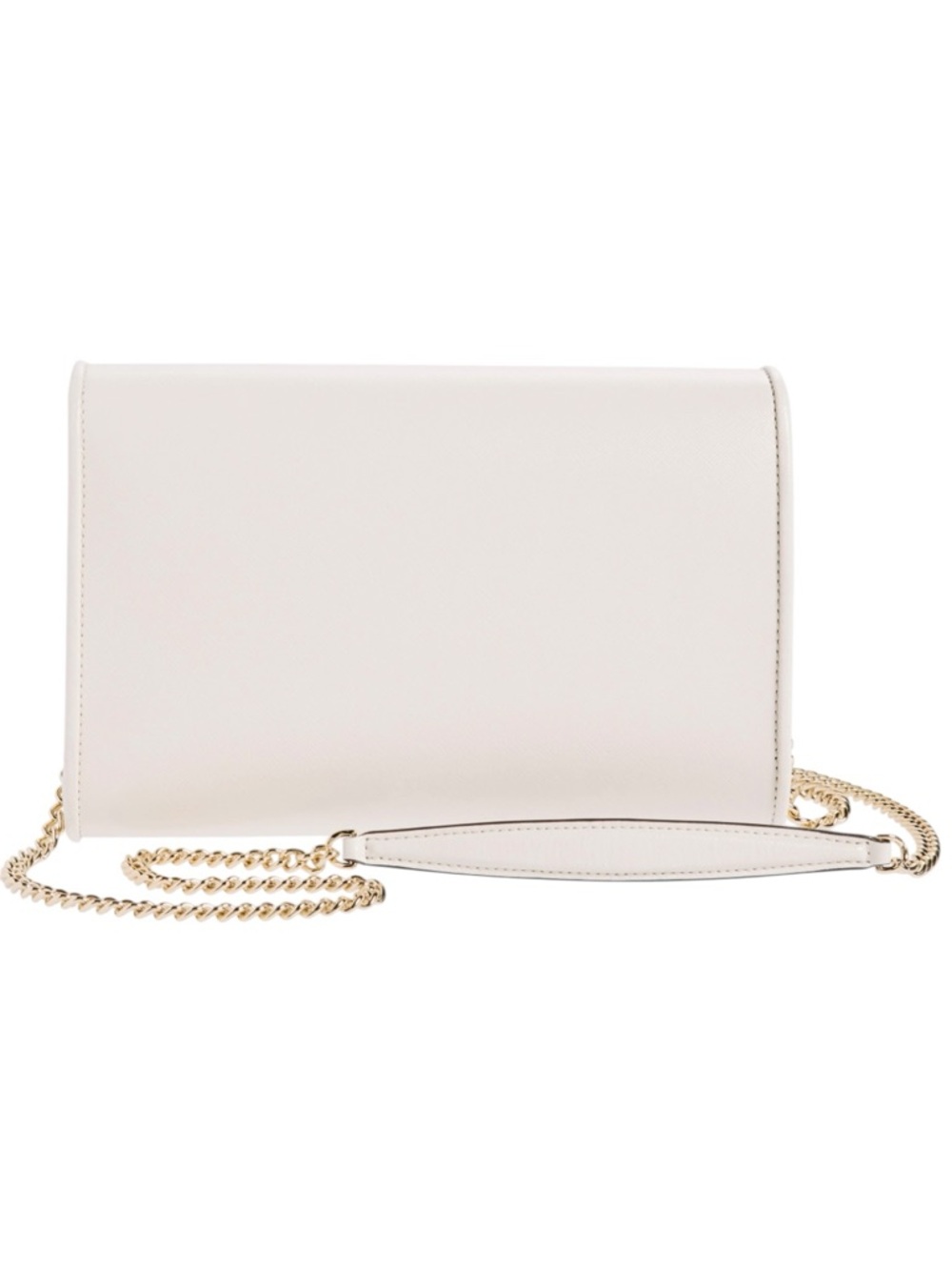 Kate Spade Beige / Off White Leather Envelope Convertible Clutch Crossbody Bag - Picture 4 of 8